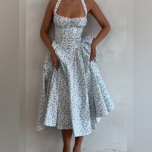 House of CB | Dresses | Mademoiselle White Tulle Midi Dress | Poshmark